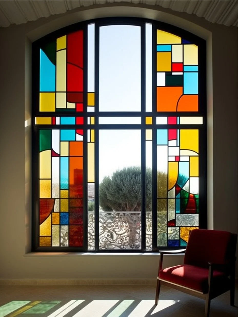 Witraż - "chwalebne blaski"