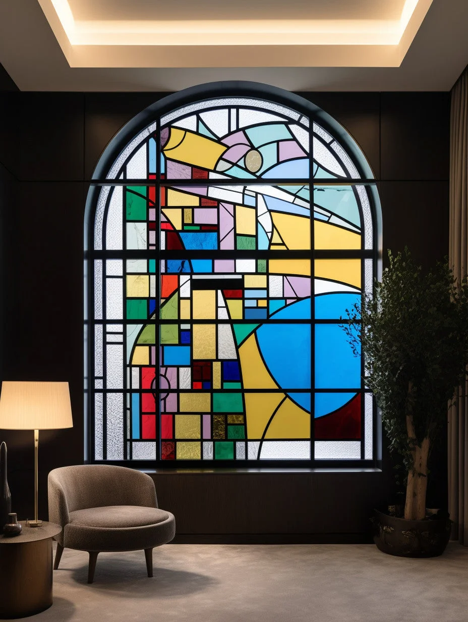 Witraż - "wibrująca zasłona"