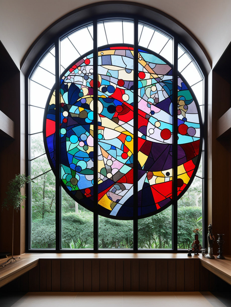 Witraż - "modernistyczna gwiezdna opera"