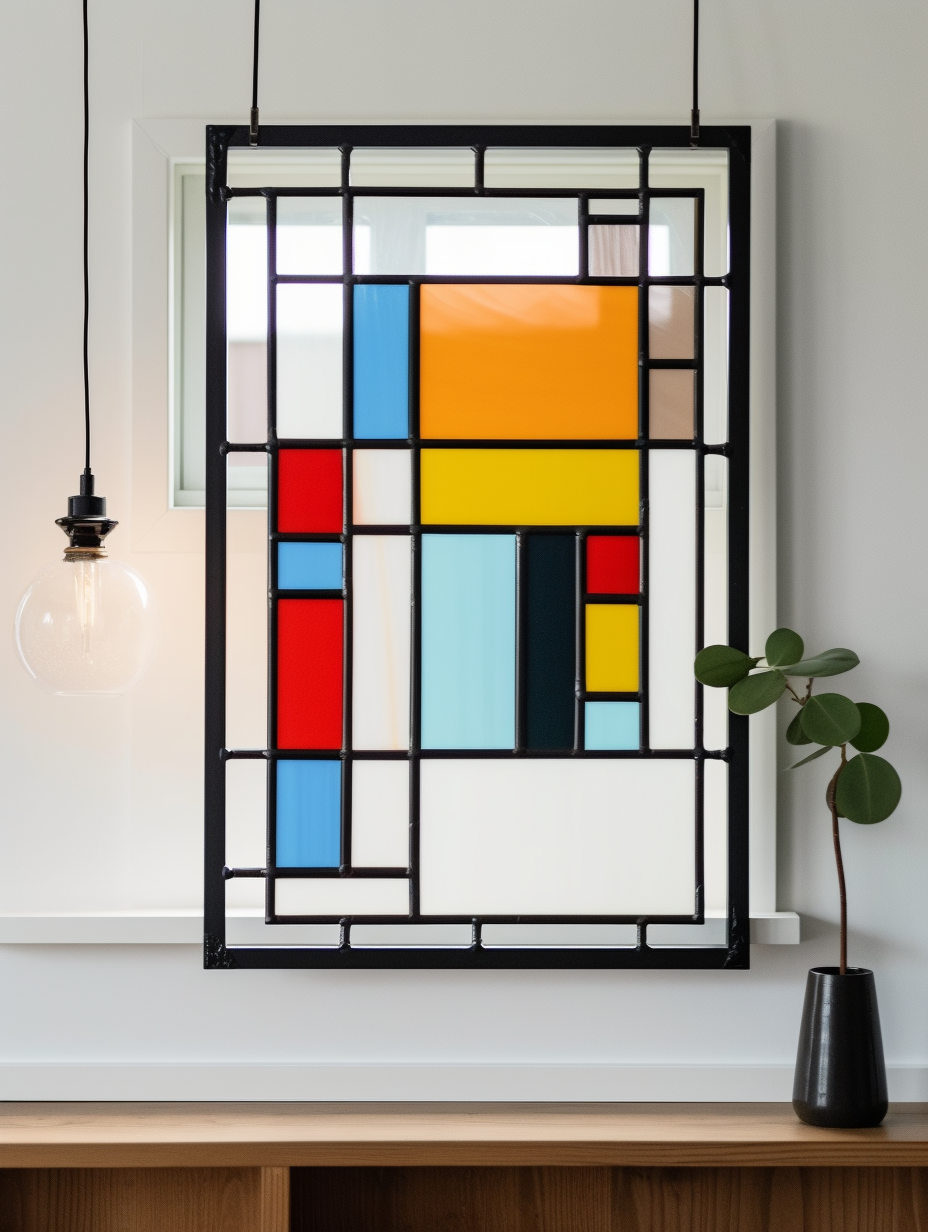 Witraż - "równowaga bauhausu"