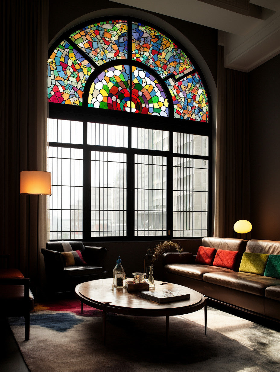 Witraż - "Symfonia słoneczna"