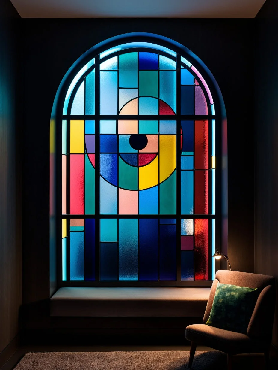 Witraż - "uśmiech"