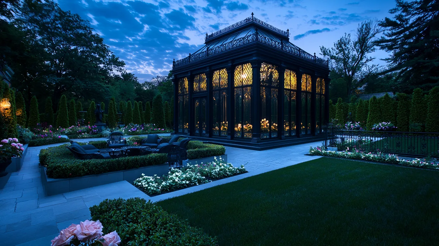 Grand Gazebo Wiktoriańskie "Krystaliczne Wnętrze" - Elegancja i Klasa