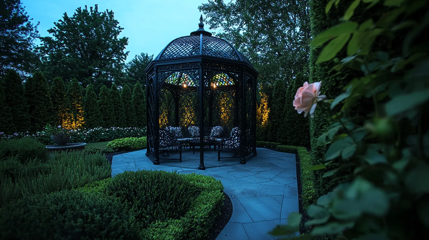 Wiktoriańska Altana Ażurowa "Królewski Ogród" - Klasyka Kowalstwa