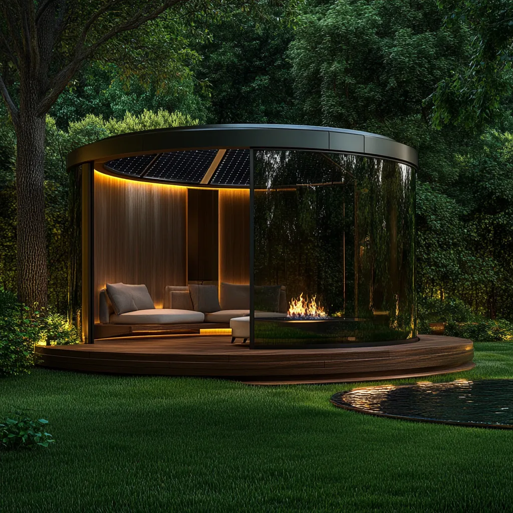 Autonomiczny Pawilon Lounge "Solarna Oaza" - Energia i Relaks