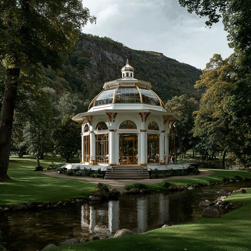 Pawilon Górska Oranżeria "Perła Tatr" - Stal i Złoto