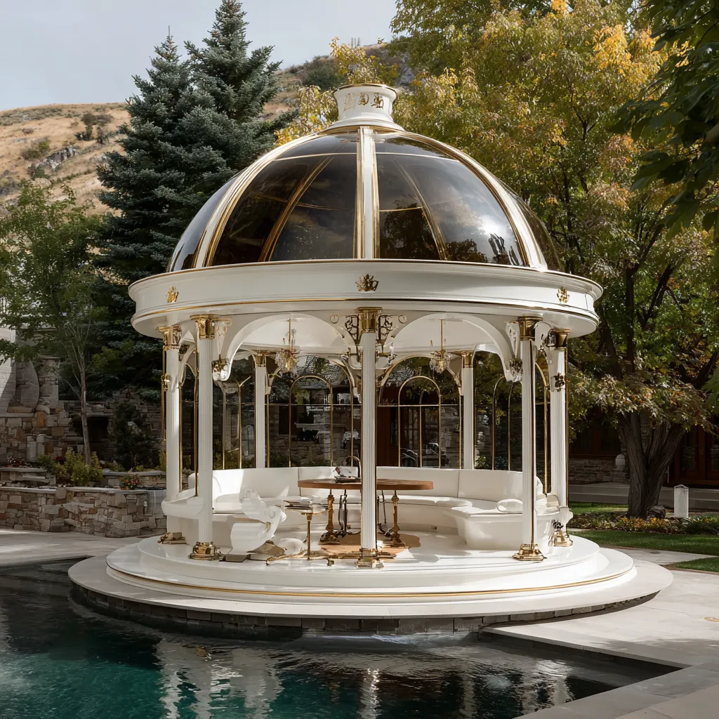 Pawilon Lounge "Kremowa Rotunda VIP" - Luksus nad Wodą