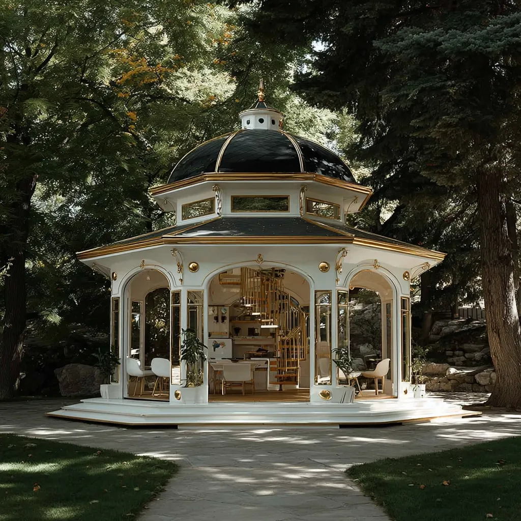 Ekskluzywna Oranżeria "Biała Rezydencja" - Stal i Złoto