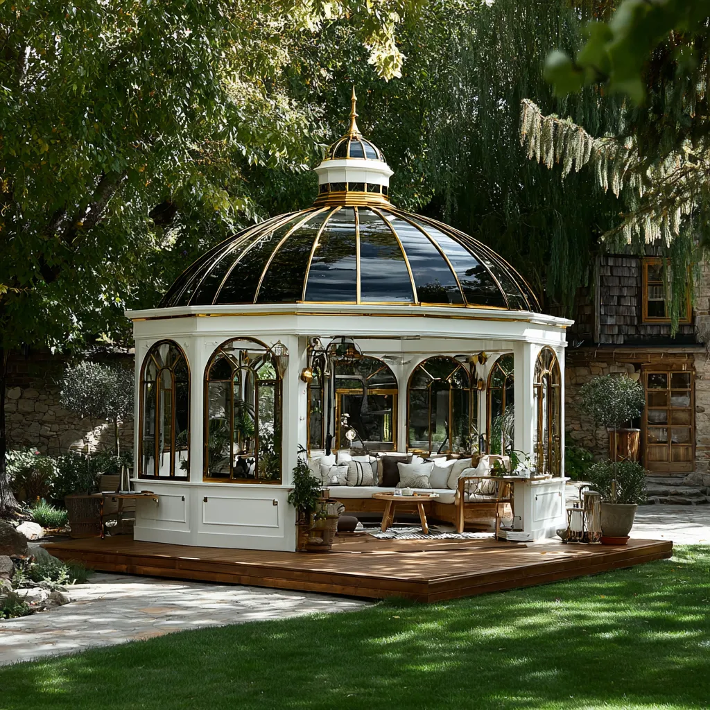 Oranżeria Kremowa "Lustro Natury" - Styl i Spokój