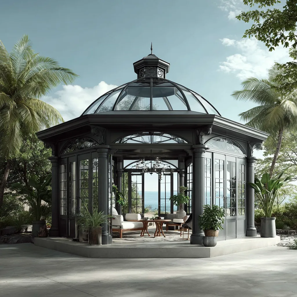 Klasyczny Pawilon "Stalowa Rotunda" - Tradycja i Siła