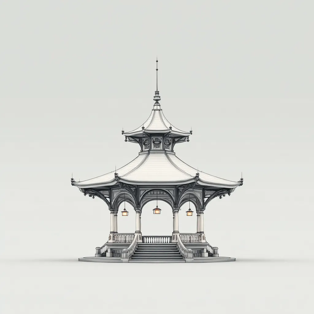 Projekt Architektoniczny "Bauhaus Sketch" - Wizja Formy