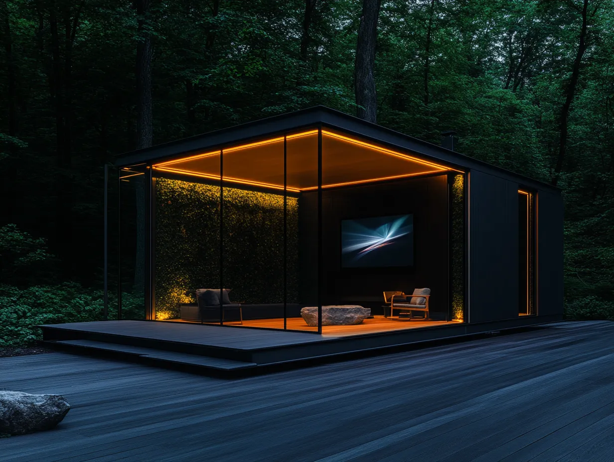 Loftowy Pawilon Lounge "Multimedia Garden Theater" - Pasja i Styl