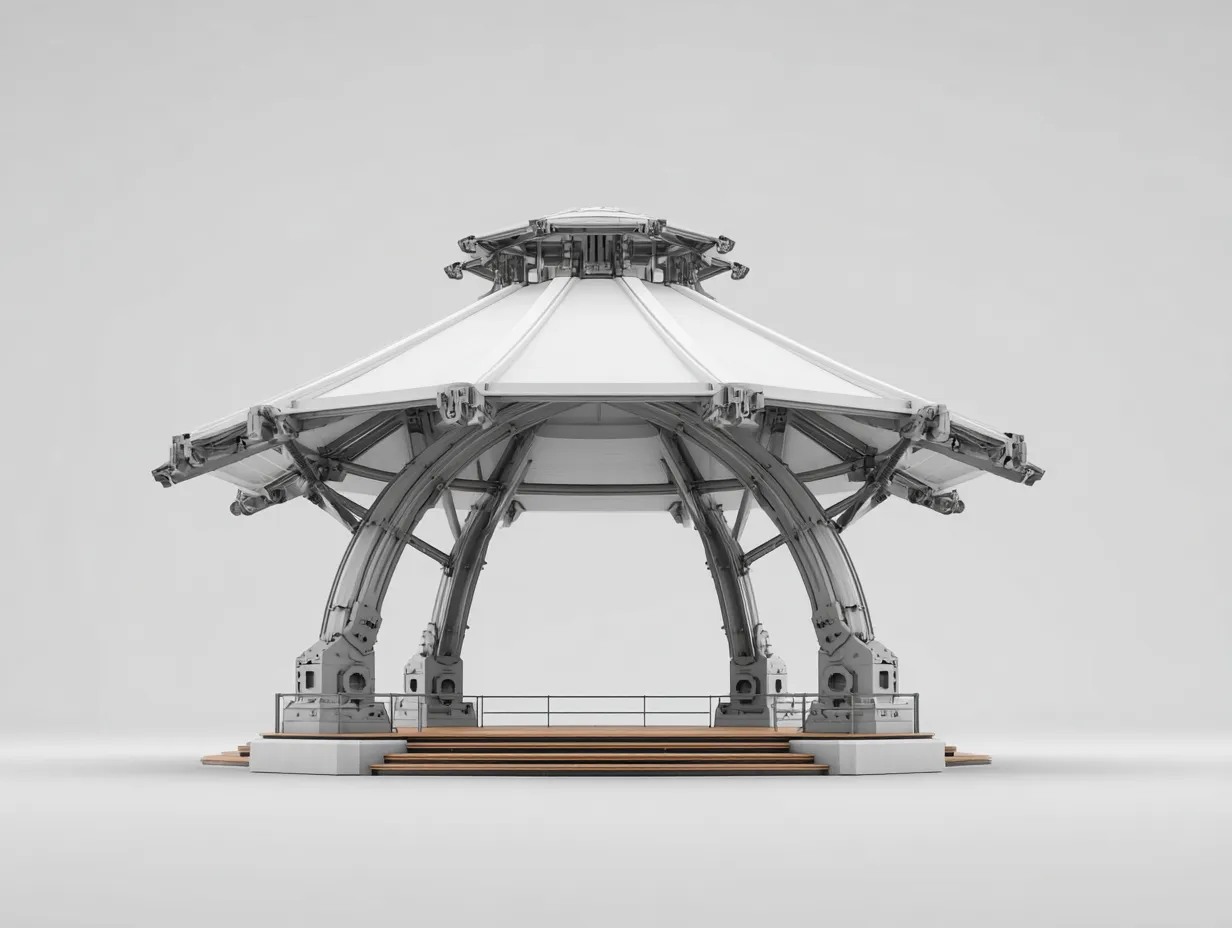 Futurystyczny Pawilon Ogrodowy Ideovo – Awangarda Kutej Stali