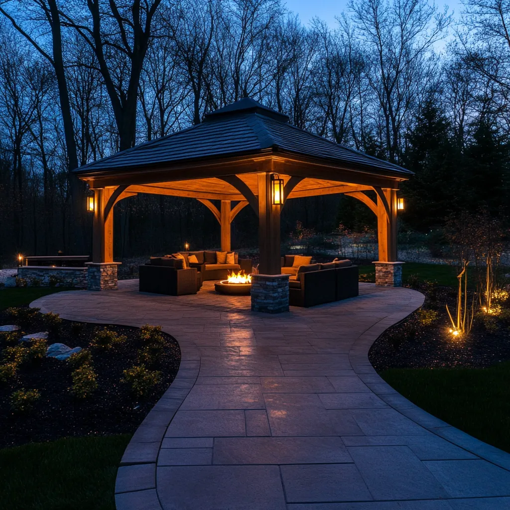 Pawilon Biesiadny "Leśna Przystań Ognia" - Drewno i Komfort