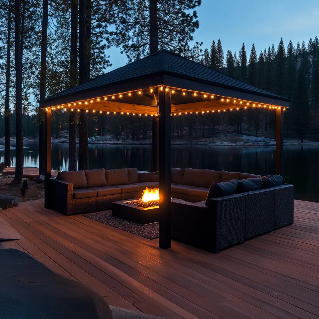 Pawilon Lounge "Złota Przystań nad Jeziorem" - Styl i Blask