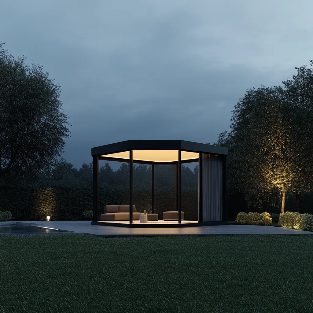 Projekt "Hexagonal Lounge Cube" - Geometria i Modernizm