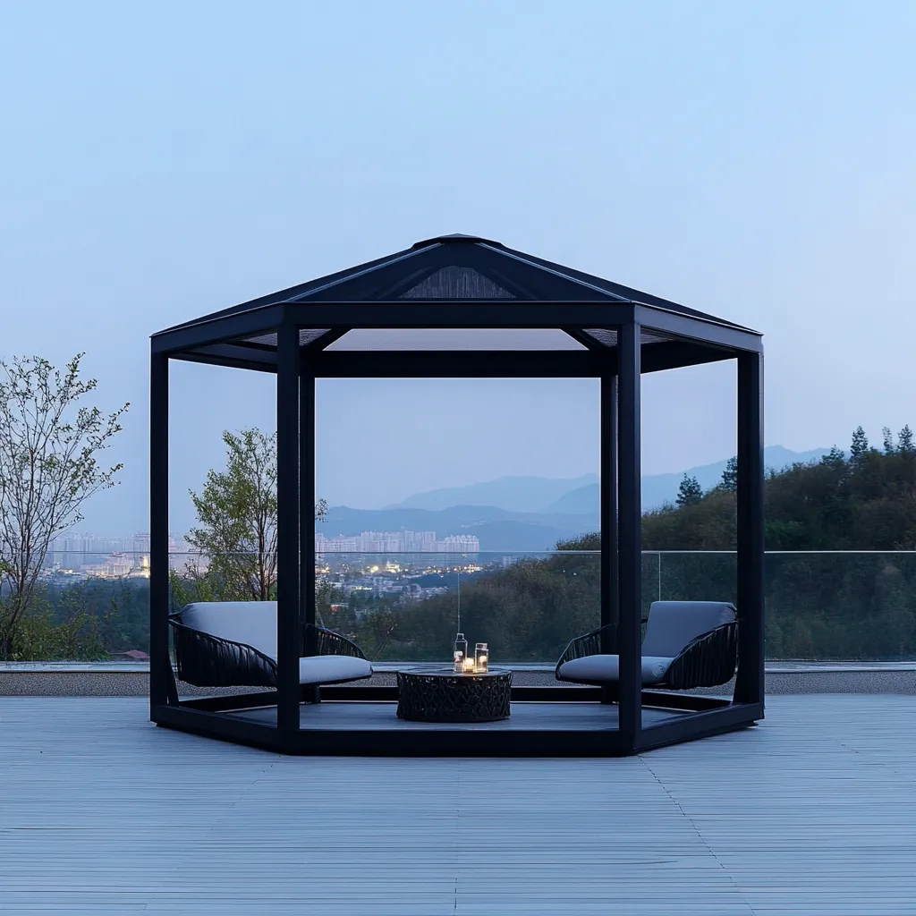 Loftowy Pawilon Lounge "Minimal Crystal Cinema" - Styl i Obraz