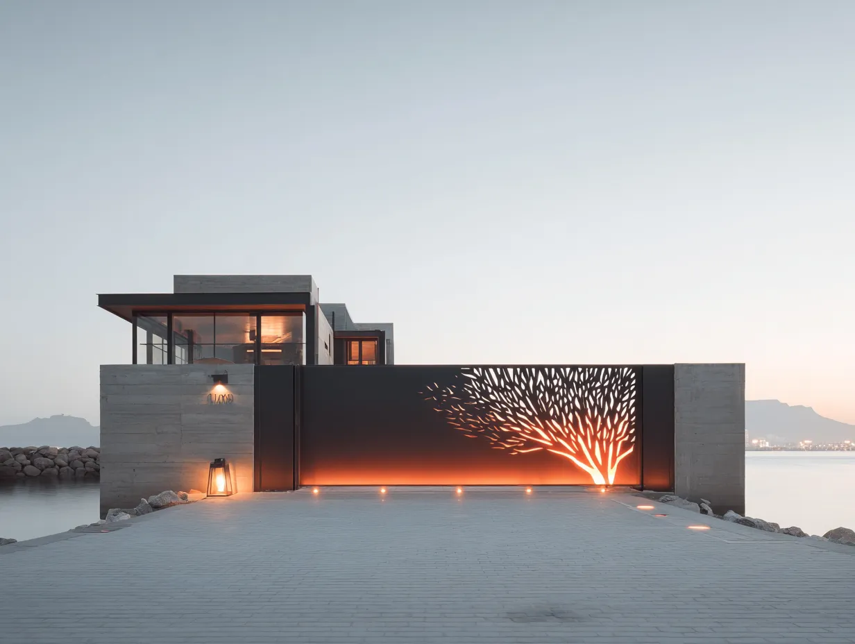 Artystyczna Brama Laserowa "Złote Rozlewisko" – Światło i Forma