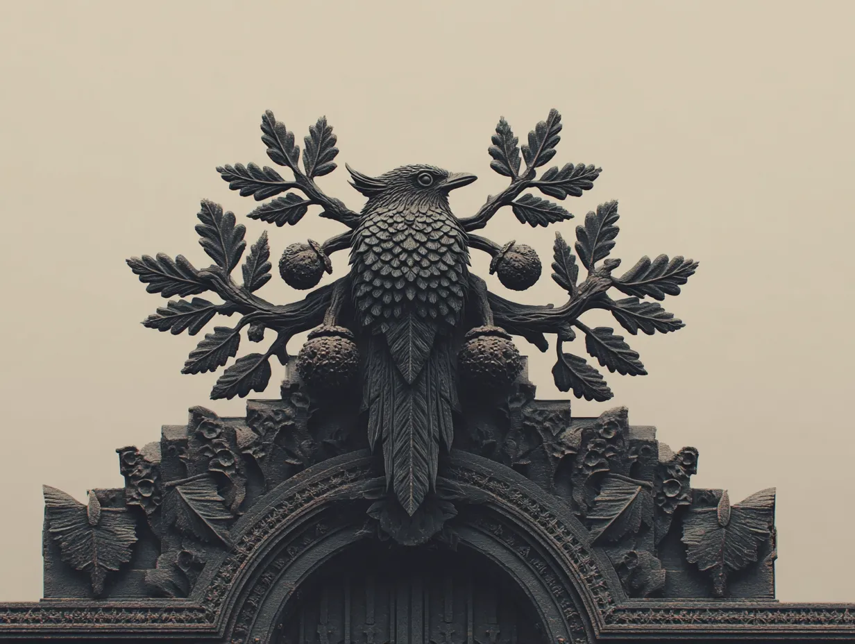 Artystyczna Brama Rzeźbiona "Strażnik Dębu" – Baśń w Metalu