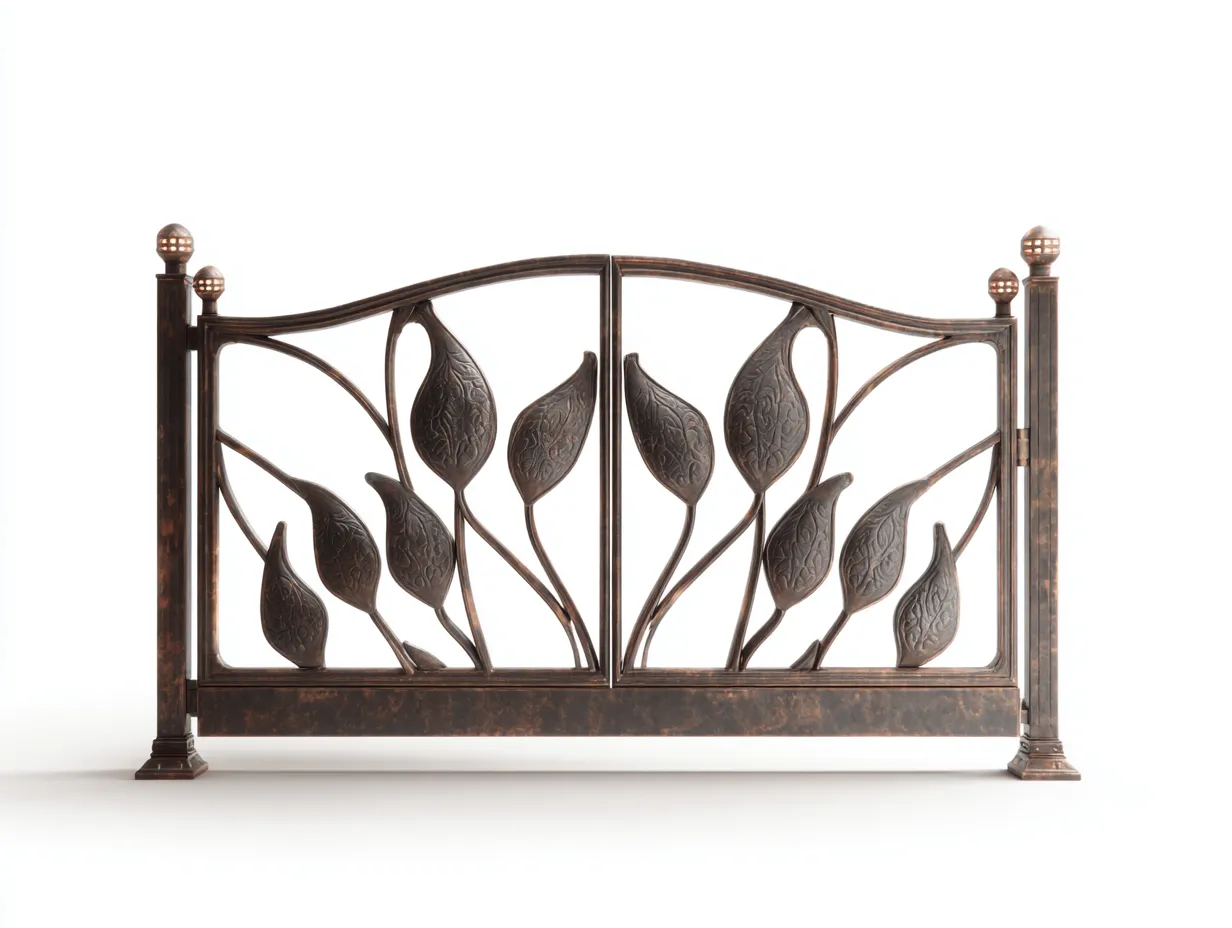 Artystyczna Brama secesyjna "Brązowy Ogród" – Organiczne Piękno