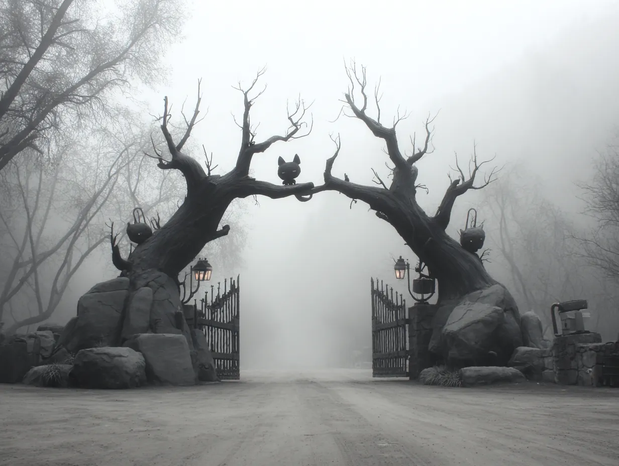 Baśniowa Brama "Zaczarowany Las" – Rzeźba Organiczna