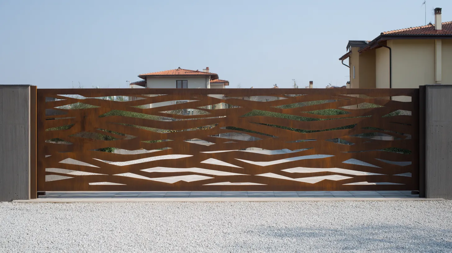 Brama "Abstract Horizon" - Sztuka Wycięcia