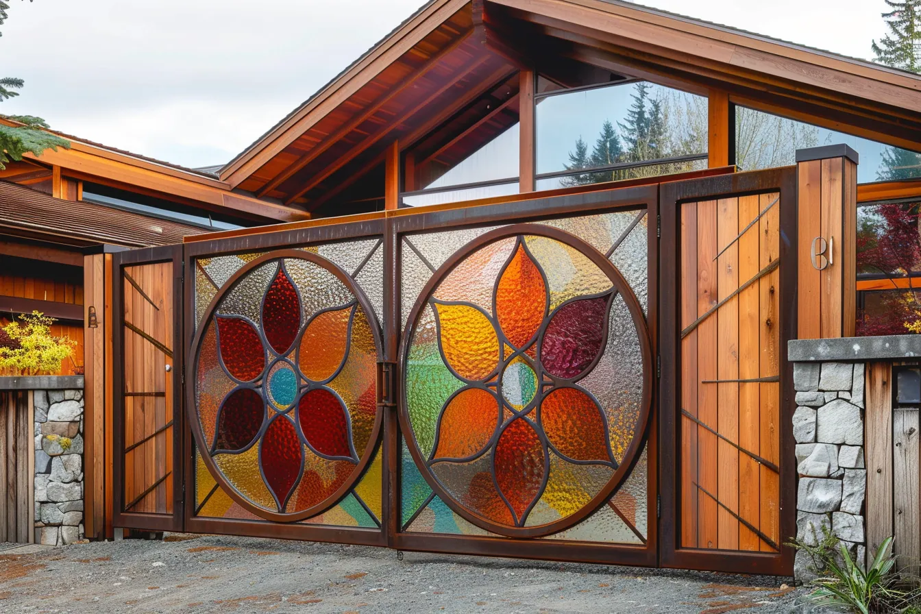 Brama "Autumn Bloom" - Ciepło Rdzy i Koloru