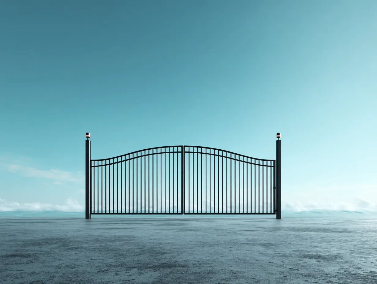 Brama "Błękitna Laguna" – Nowoczesny Klasyk