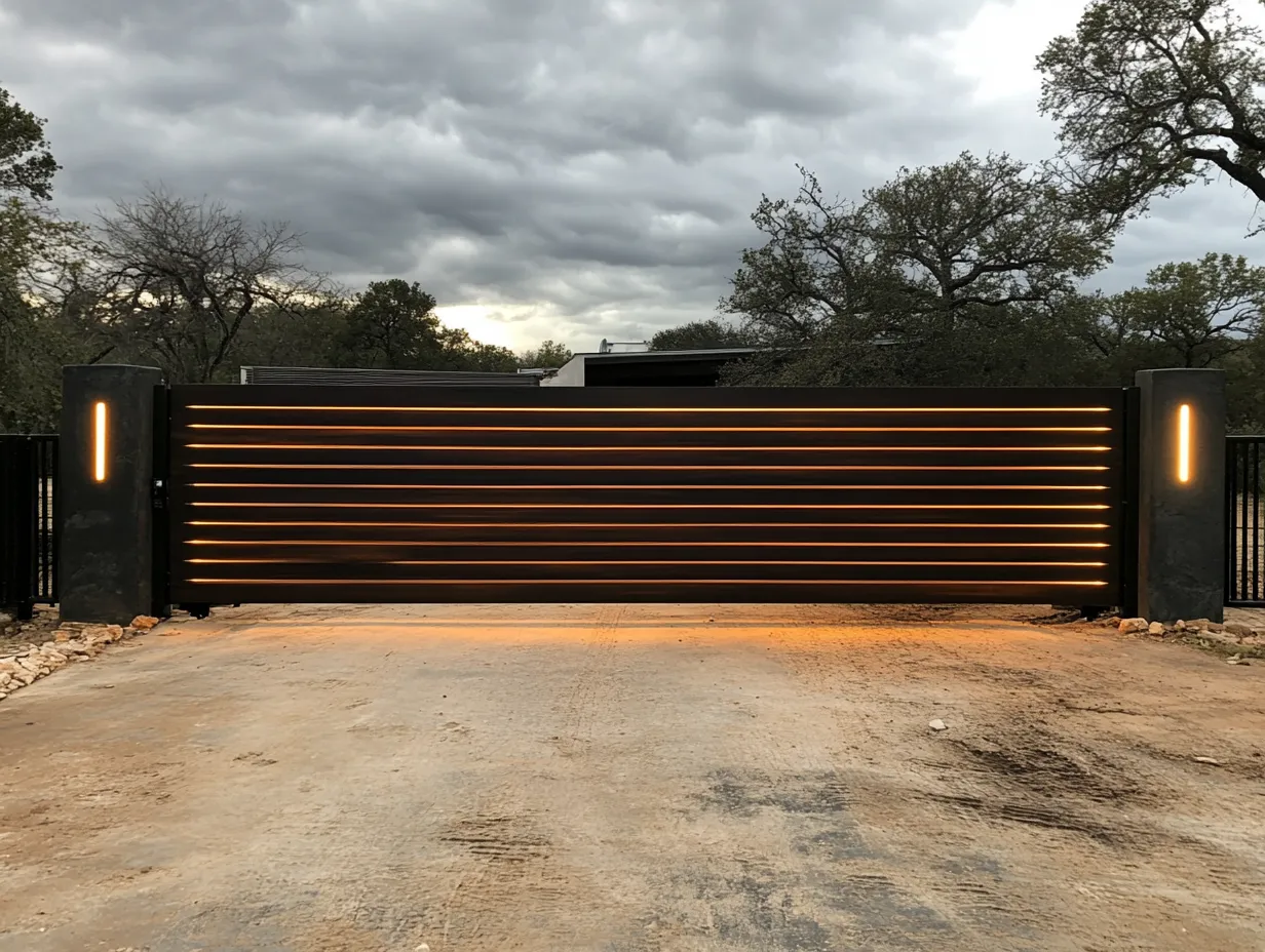 Brama "Czarna Noc" – Elegancja i Światło