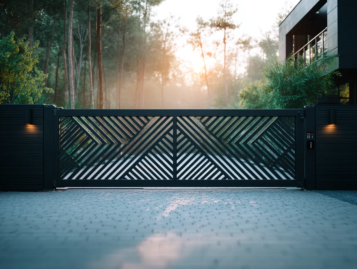 Brama "Diamentowy Szyk" – Geometria Art Deco