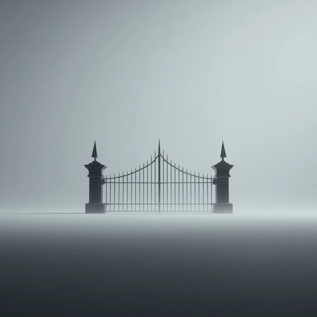 Brama Gotycka "Misty Castle" - Klasyka w Mglistej Oprawie