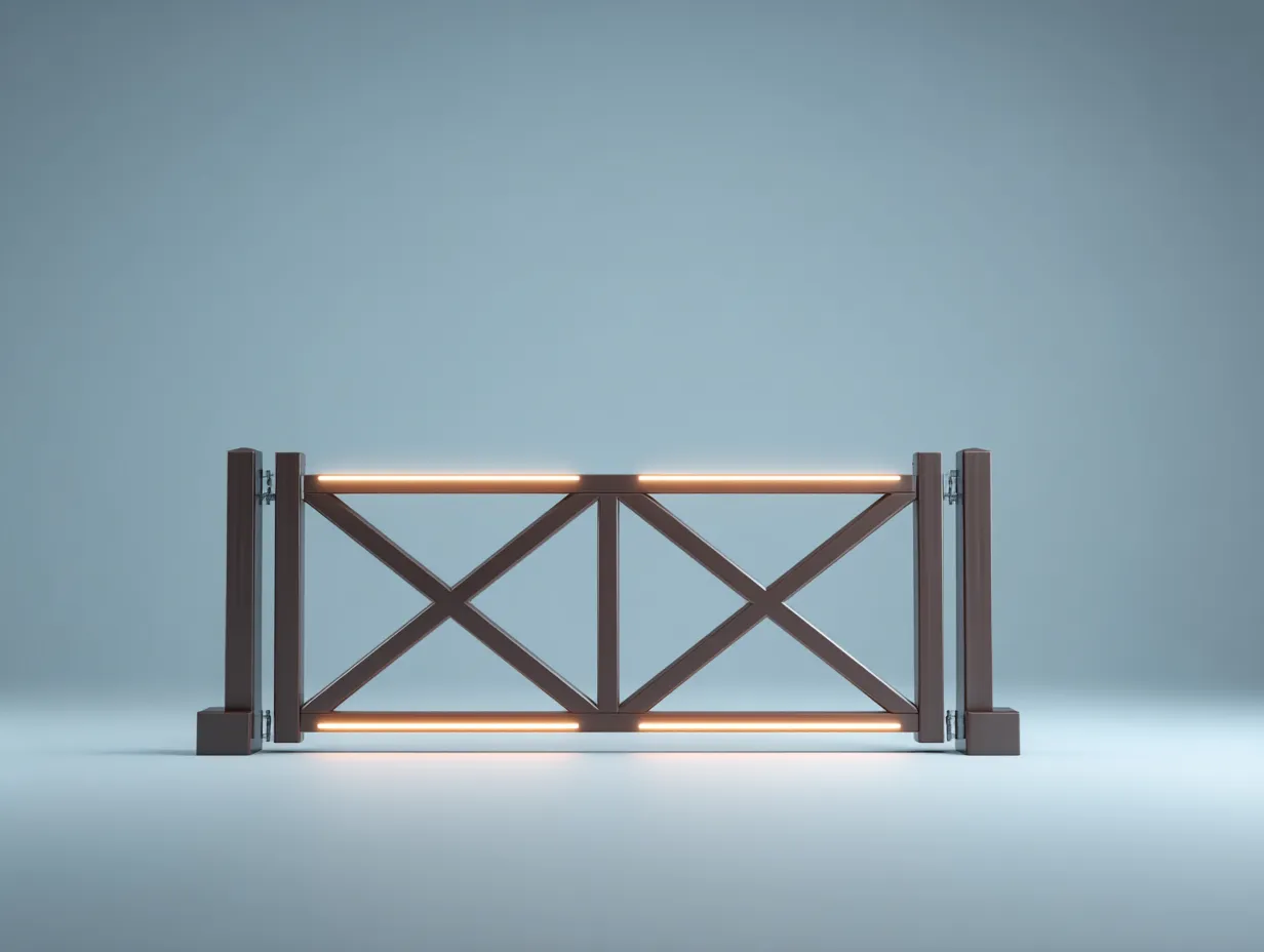 Brama "Krzyżowa Noc" – Rustykalny Modernizm