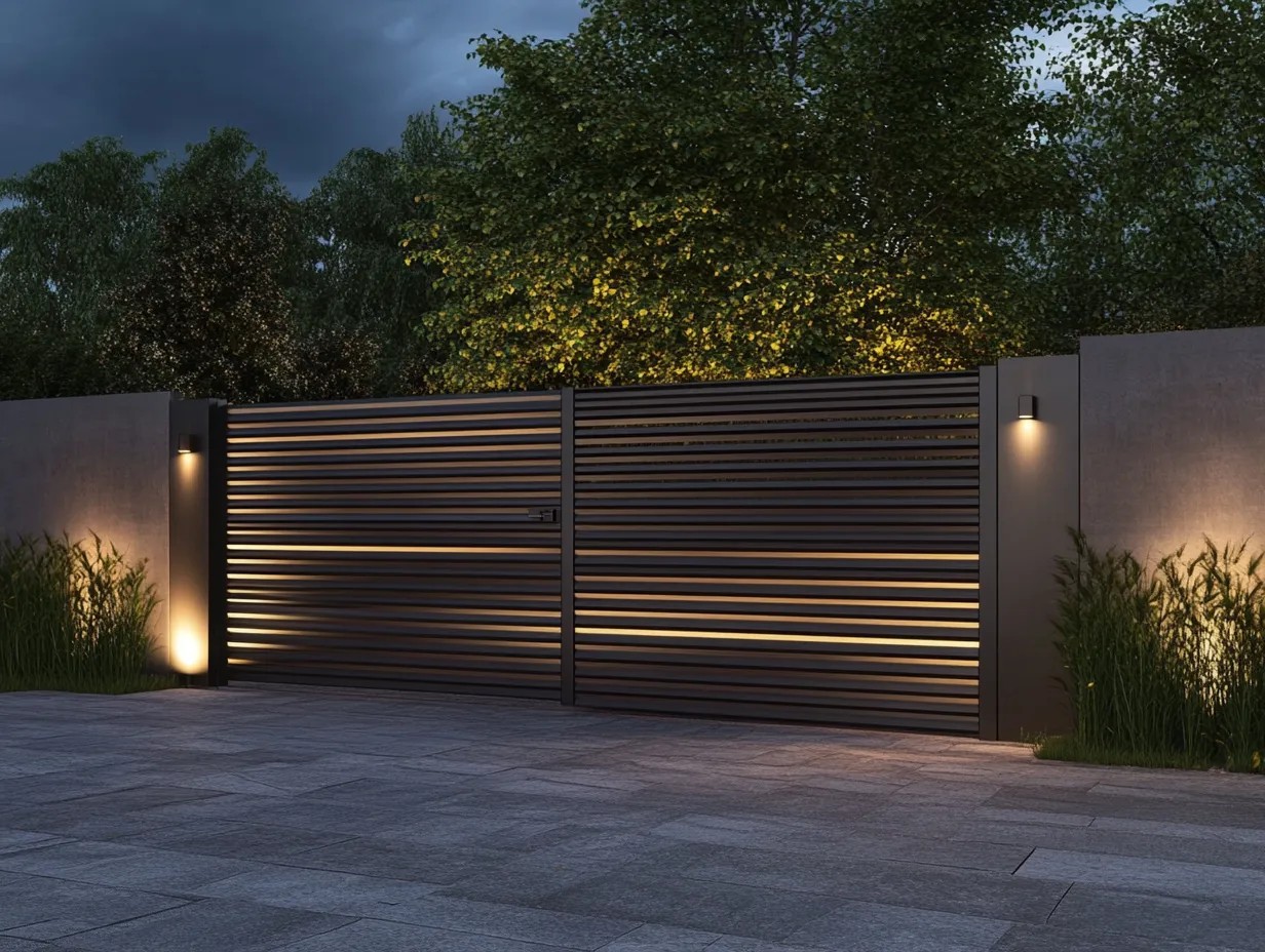 Brama "Lamelowy Modernizm" – Pionowa Elegancja