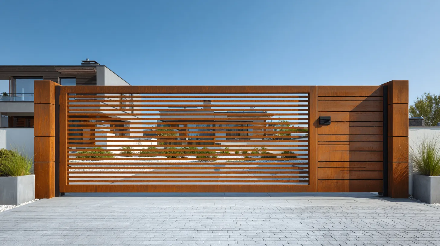 Brama "Landscape Slats" - Horyzont Prześwitów