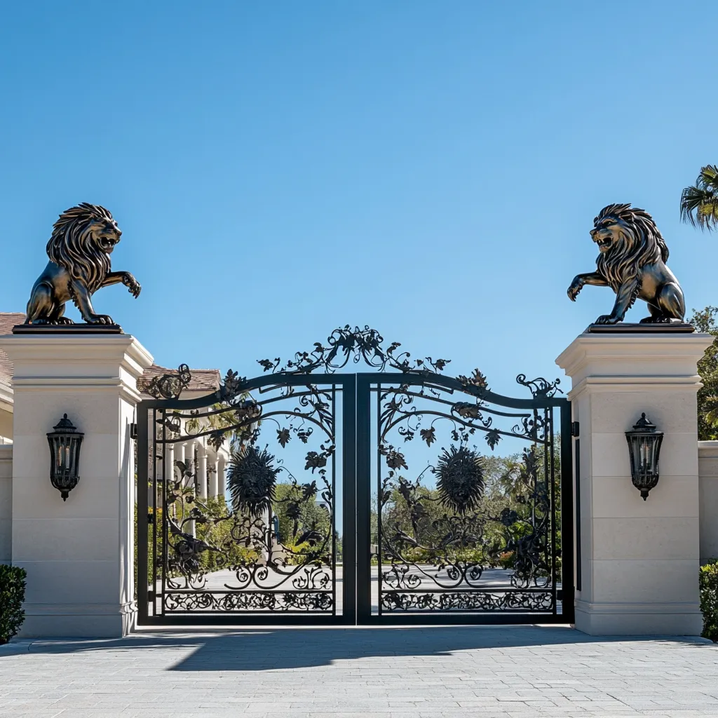 Brama "Lwia Tarcza" – Rzeźba w Metalu