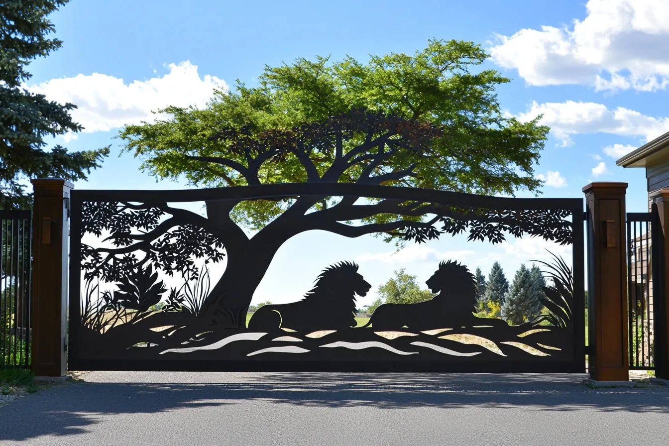 Brama "Lwy w Cieniu Akacji" – Safari w Ogrodzie