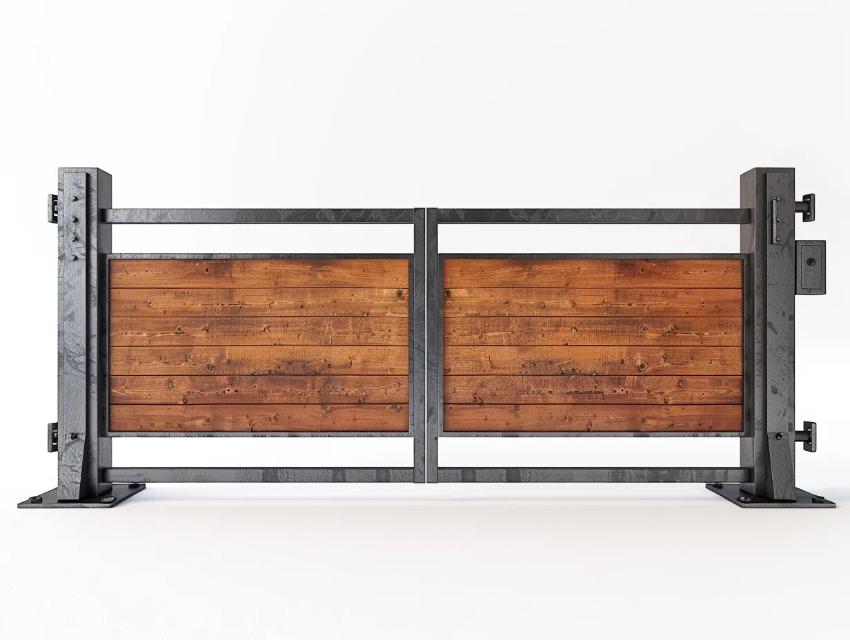 Brama Monolityczna Wood-Steel - Solidność i Design