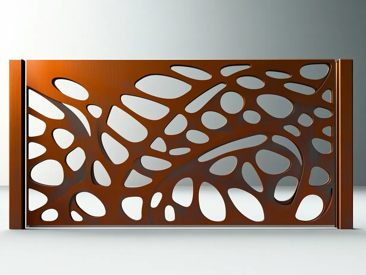 Brama Organiczna "Komórkowa Sieć" – Bionika w Cortenie