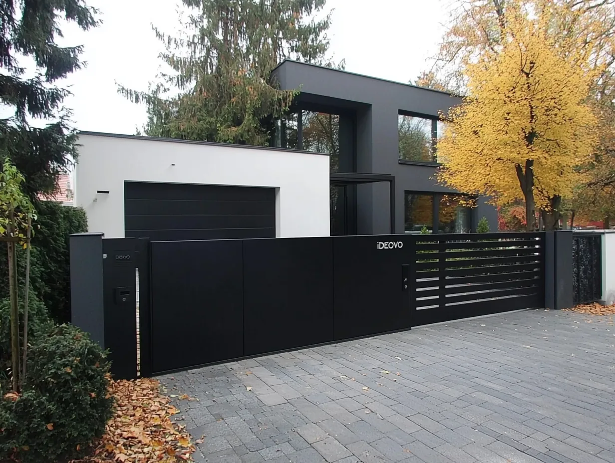 Brama Pełna "Antracytowy Monolit" – Minimalizm Absolutny