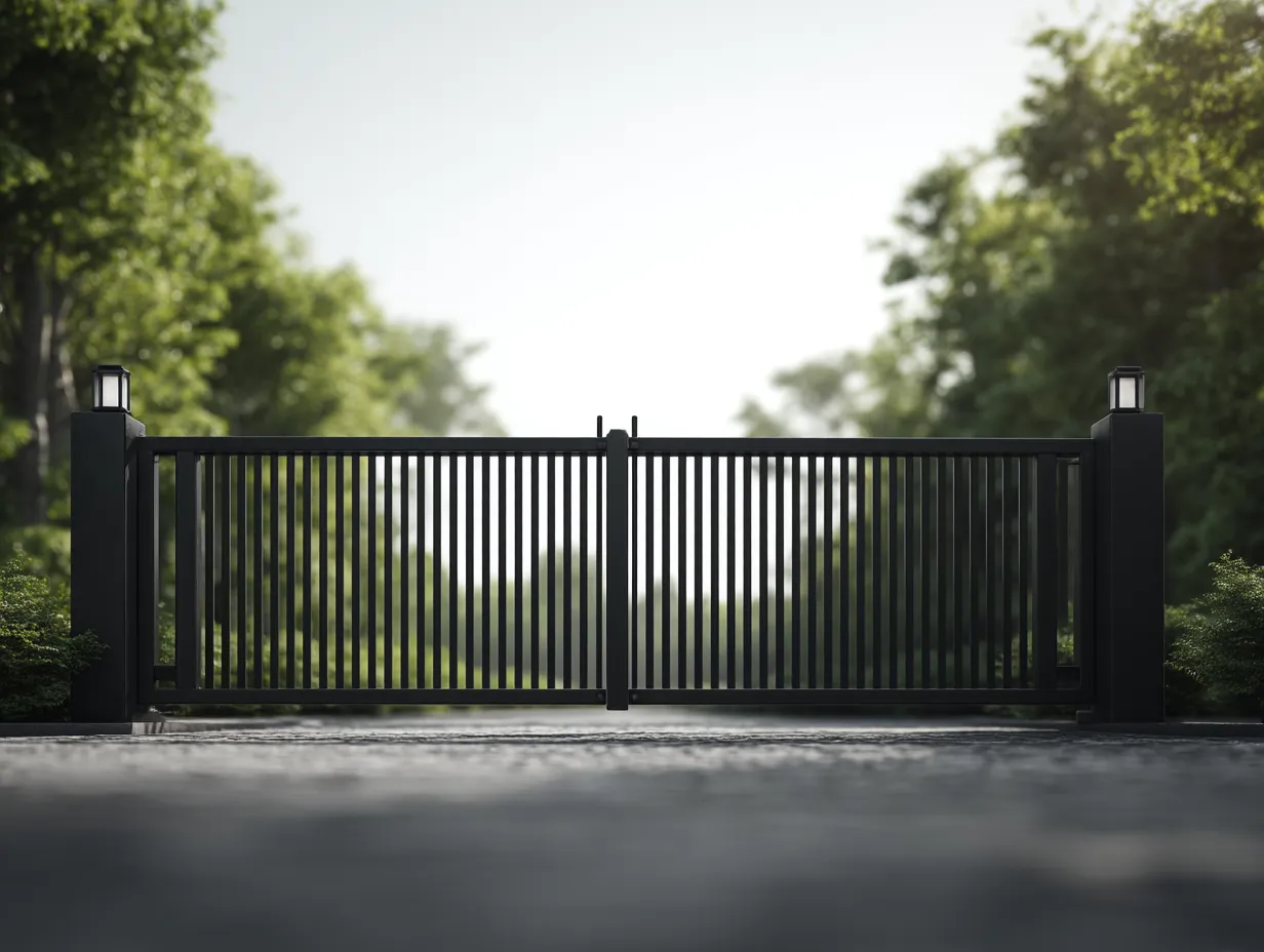 Brama "Pionowy Porządek" – Elegancja w Prostocie