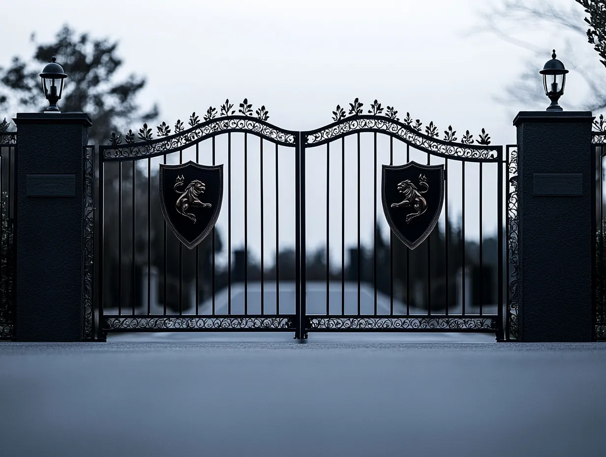 Brama Rezydencjonalna "Królewski Herb" – Elegancja i Symetria