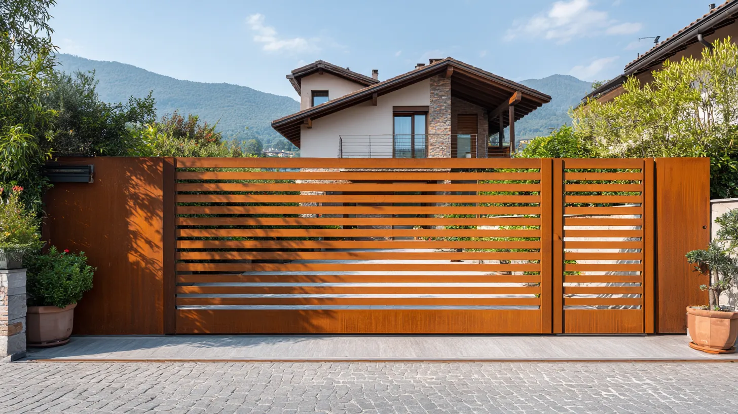 Brama "Symmetric Slats" - Perfekcja Linii