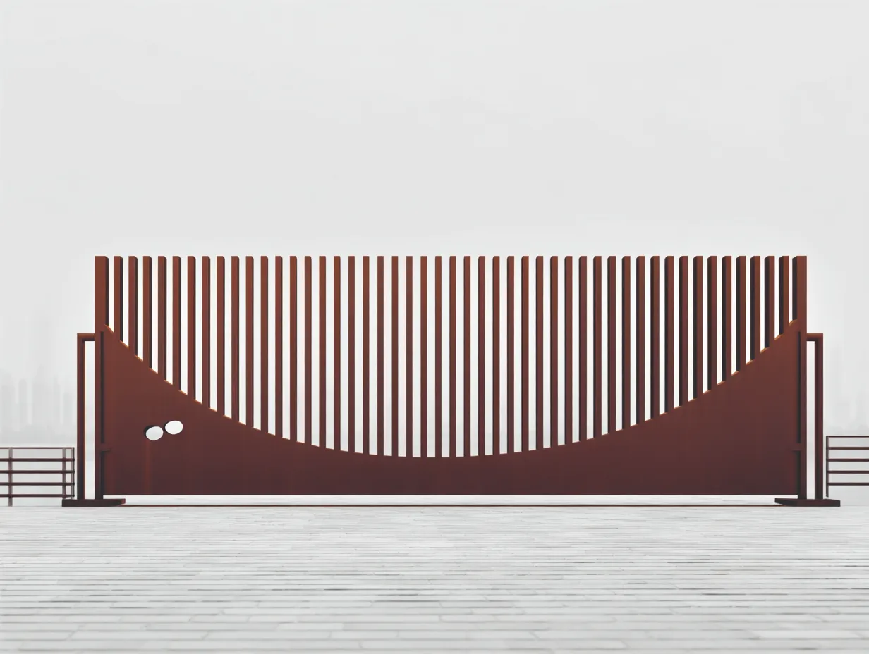 Brama "Uśmiech Przemysłu" – Cortenowy Monolit