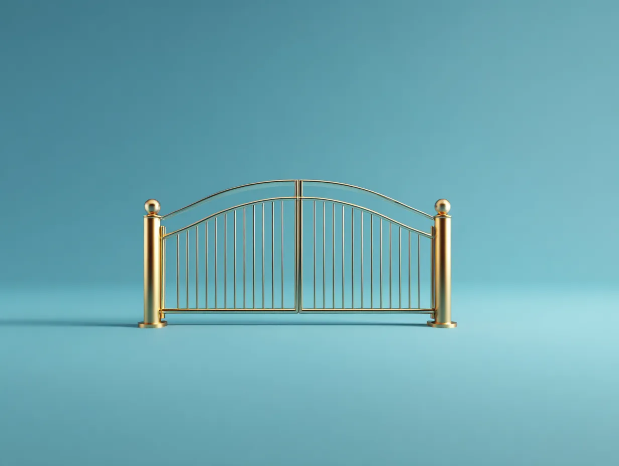 Brama "Złota Lekkość" – Ażurowa Elegancja