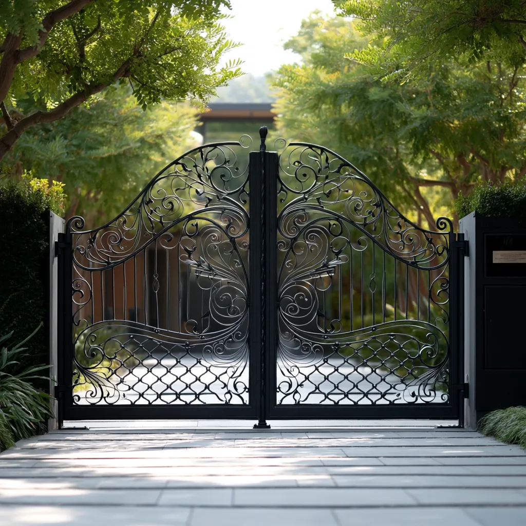 Klasyczna Brama Kuta "Ogród Wiktorii" – Poezja w Stali