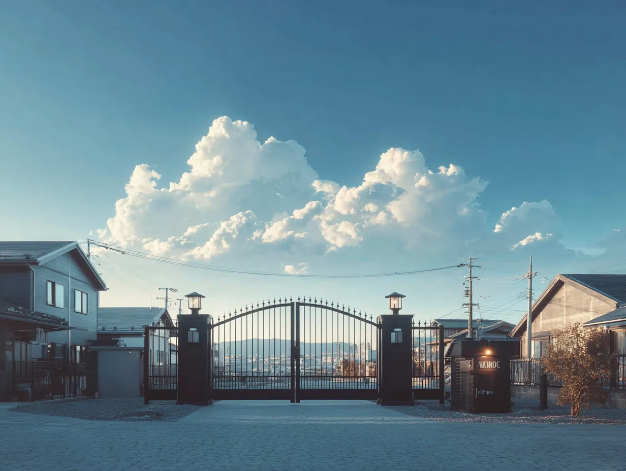 Klasyczna Brama Osiedlowa "Przedmieście Spokoju" – Bezpieczeństwo i Styl