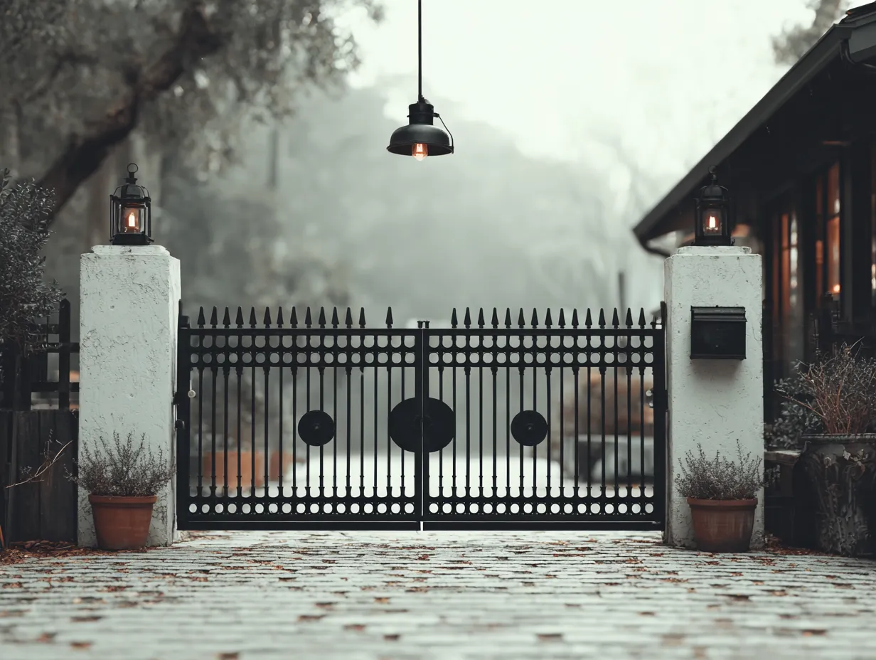 Klasyczna Brama Rezydencjonalna "Angielski Dwór" – Tradycja i Elegancja