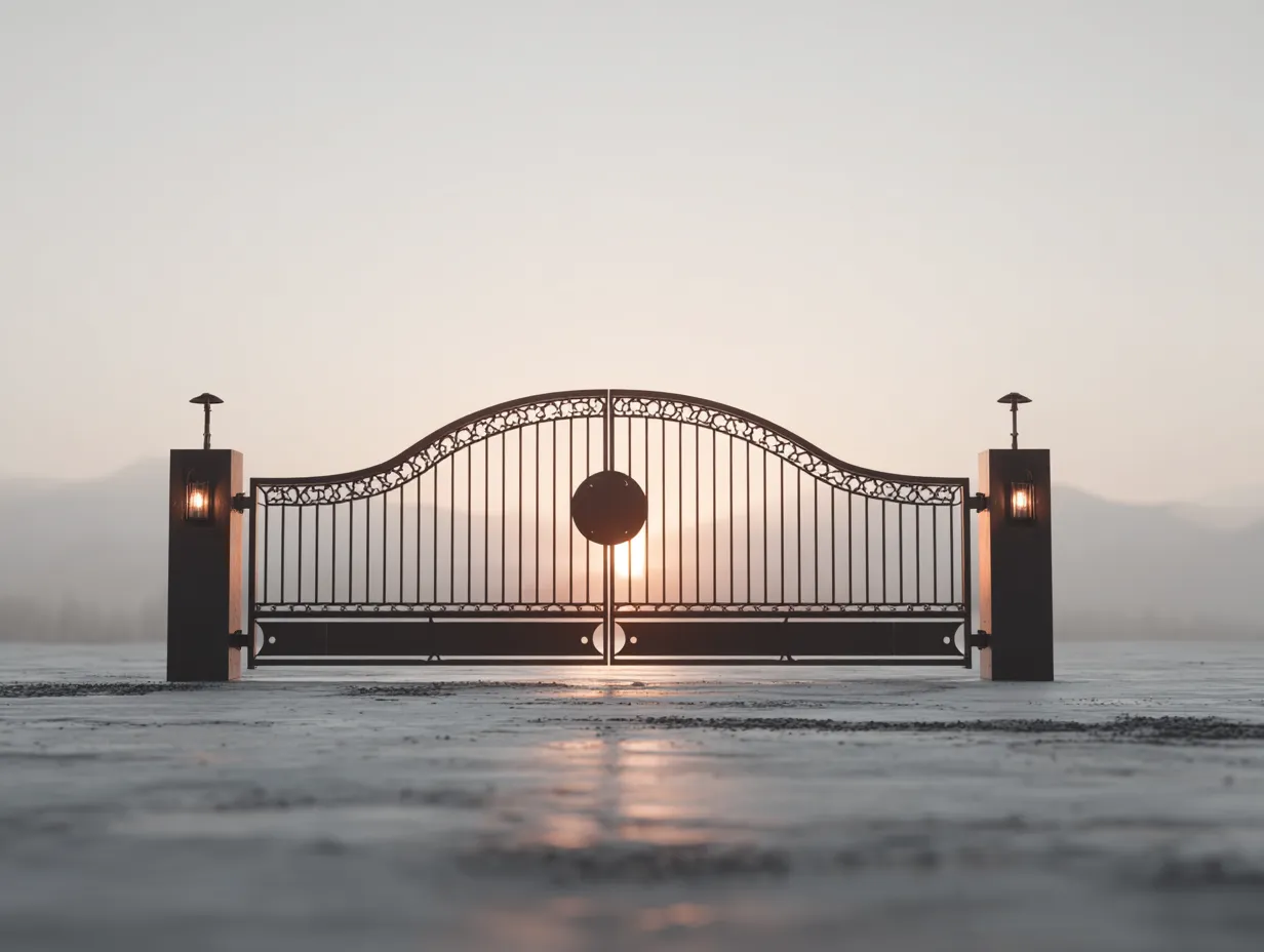 Klasyczna Brama Rezydencjonalna "Wiktoriański Świt" – Elegancja i Tradycja