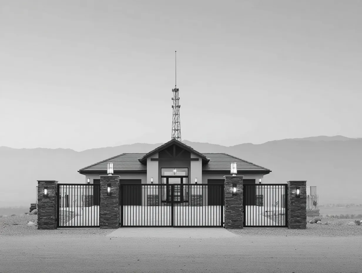 Klasyczne Ogrodzenie Pionowe "Symetryczna Rezydencja" – Ład i Prestiż