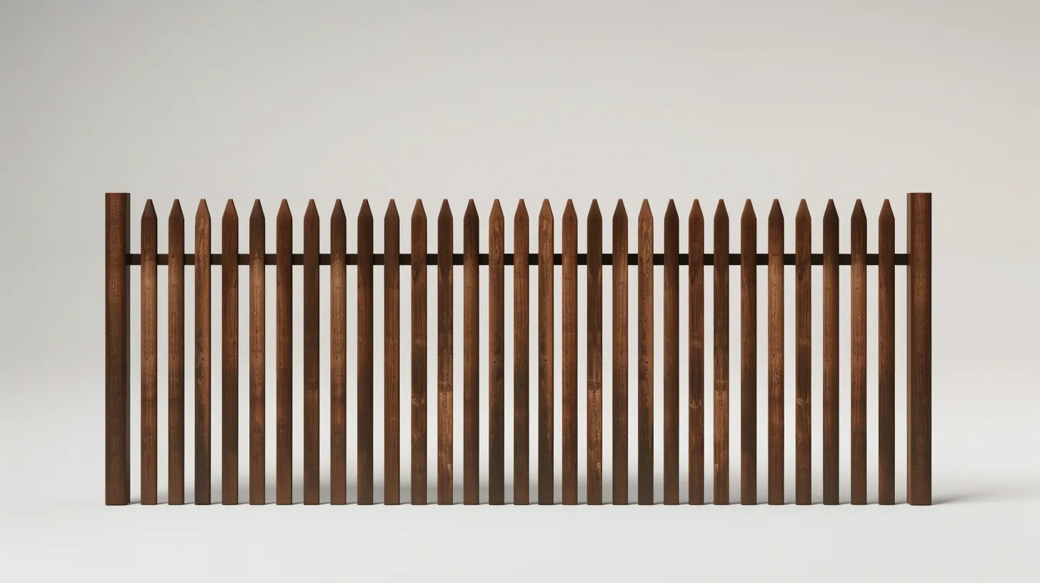 Klasyczne Ogrodzenie Pionowe "Szlachetny Palisad" – Elegancja i Tradycja